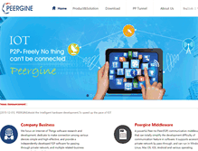 Tablet Screenshot of peergine.com